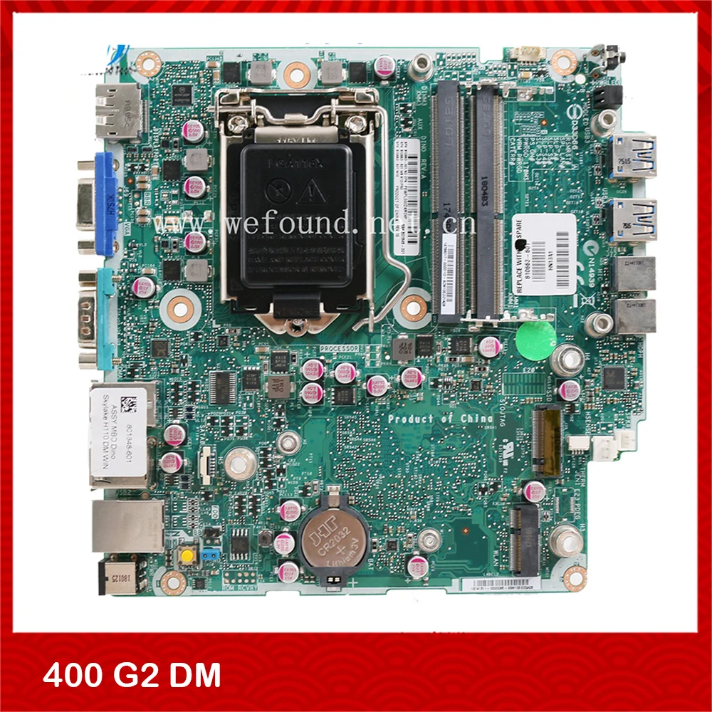 100% Working Desktop Motherboard 400 G2 DM LGA1151 810663-001 801848-001 Fully Tested Good Quality
100% Working Desktop Motherboard 400 G2 DM LGA1151 810663-001 801848-001 Fully Tested Good Quality