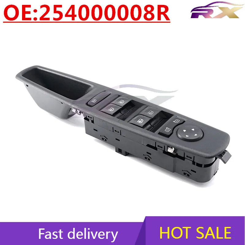OEM:254000008R Auto Accessories Glass Lifter Switch Power Window Control Switch For Renault Fluence
OEM:254000008R Auto Accessories Glass Lifter Switch Power Window Control Switch For Renault Fluence