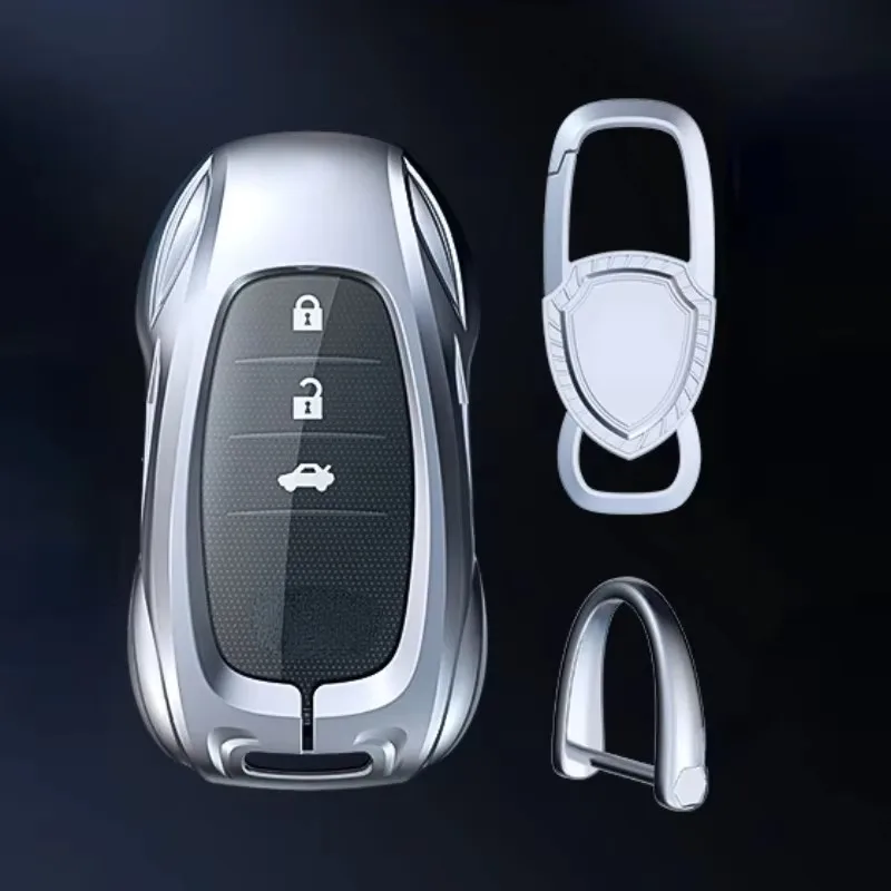 Car Accessories Zinc Alloy Silver Car Key Protection Shell Cartoon Smart Remote Key Cover For Toyota Corolla Camry Willanda Rav4
Car Accessories Zinc Alloy Silver Car Key Protection Shell Cartoon Smart Remote Key Cover For Toyota Corolla Camry Willanda Rav4