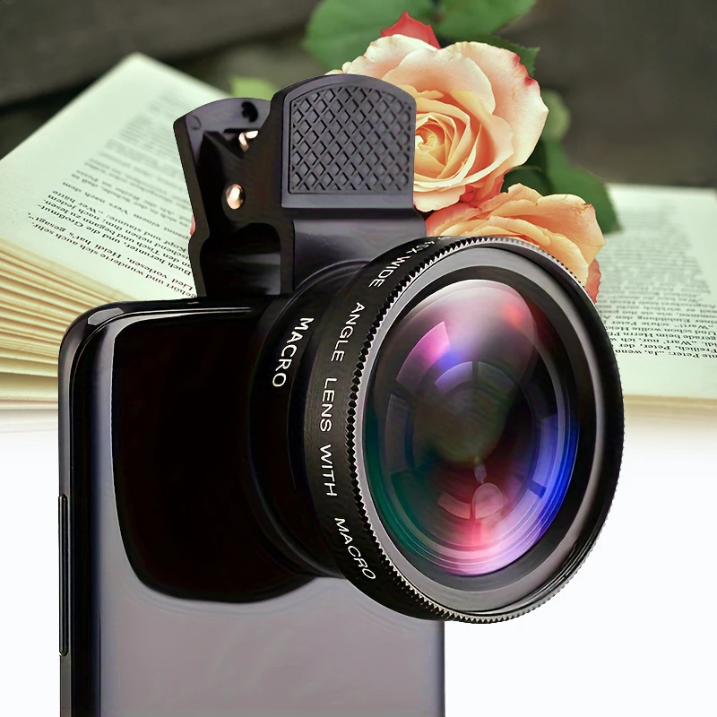 Универсальный зажим для объектива 2 в 1, 37 мм, объектив для мобильного телефона, профессиональный суперширокоугольный объектив 0,45X 49Uv + макро HD для iPhone Android
Универсальный зажим для объектива 2 в 1, 37 мм, объектив для мобильного телефона, профессиональный суперширокоугольный объектив 0,45X 49Uv + макро HD для iPhone Android