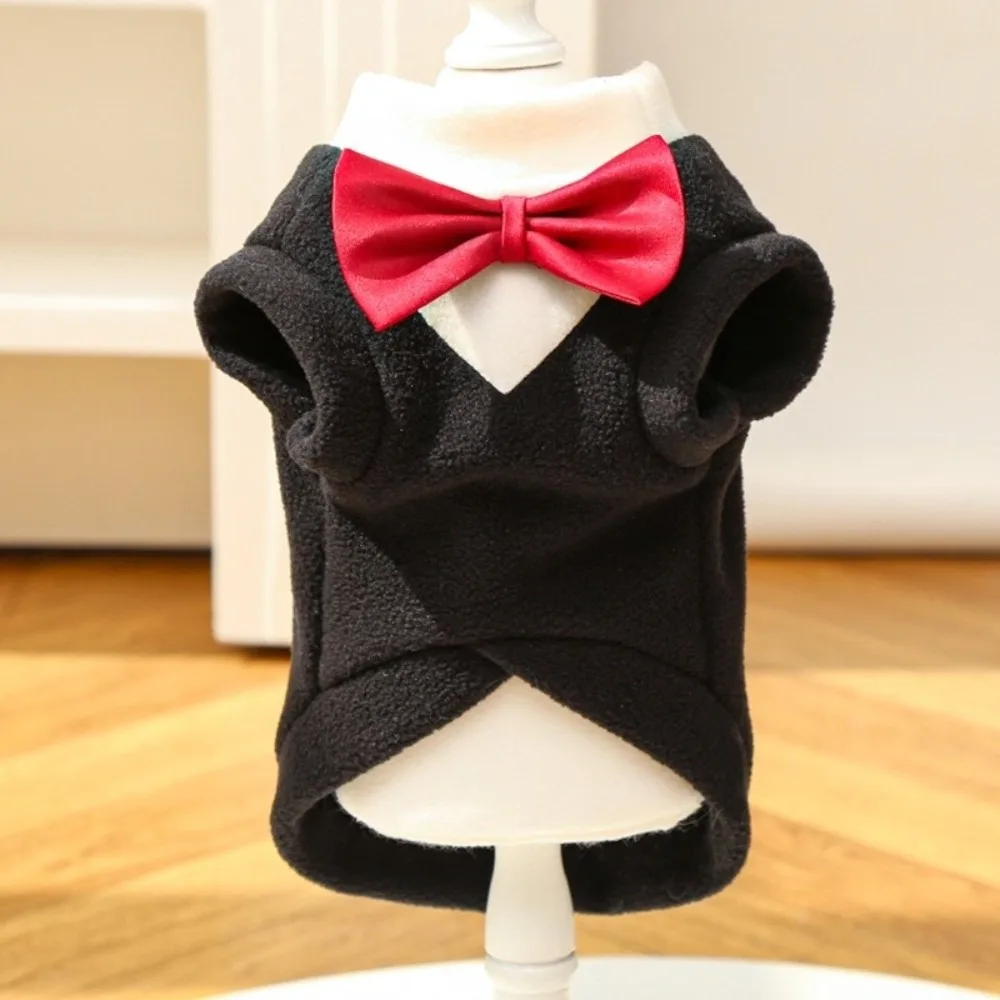 Stylish Fleece Dog Tuxedo Clothes Formal Outfit Warm Dog Tailcoat Comfortable Dog Blazer Vest Formal Occasion
Stylish Fleece Dog Tuxedo Clothes Formal Outfit Warm Dog Tailcoat Comfortable Dog Blazer Vest Formal Occasion