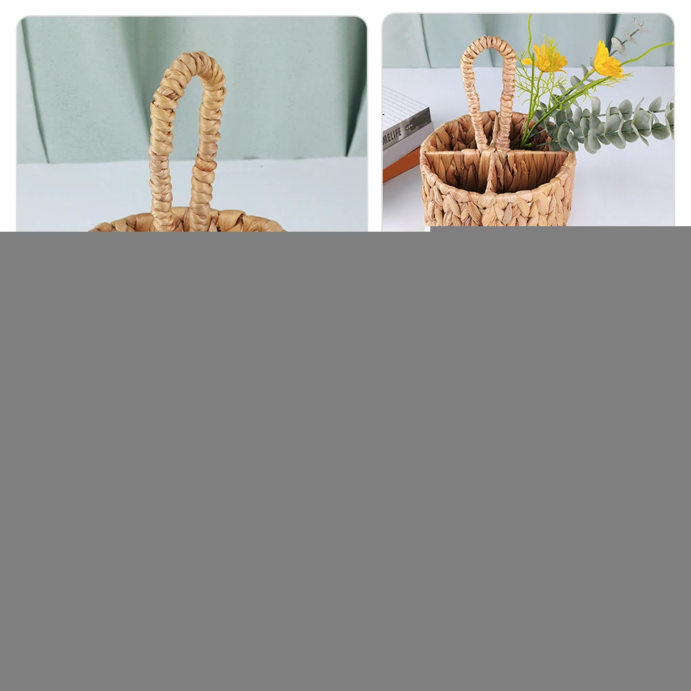 Woven Storage Basket Gourd Grass Round Cutlery with Handle Portable Large Capacity Home Decor Flower Jewelry Storage
Woven Storage Basket Gourd Grass Round Cutlery with Handle Portable Large Capacity Home Decor Flower Jewelry Storage