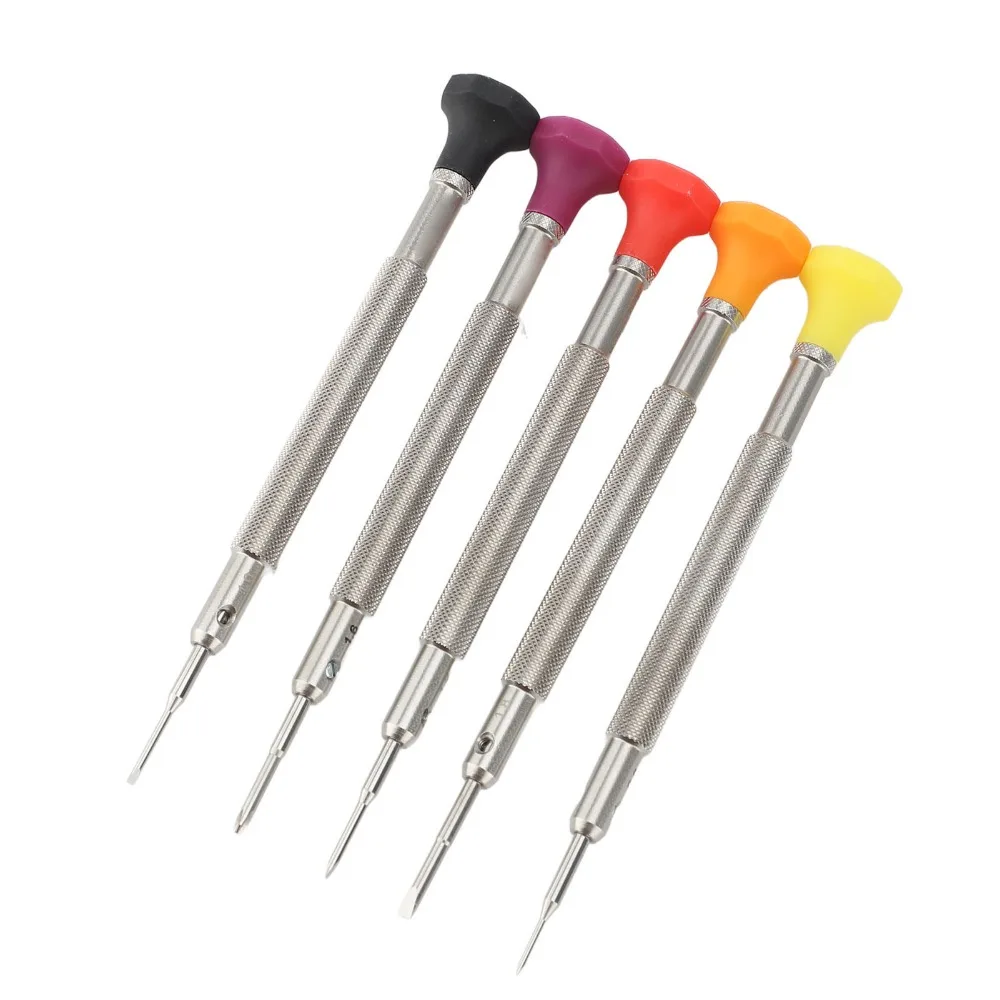 5Pcs Durable Micro Mini Precision Screwdriver 5 Blades Non-slip Eyeglass Tool Cross & Flat Boxed Craft Repair Tool Jewelry Craft
5Pcs Durable Micro Mini Precision Screwdriver 5 Blades Non-slip Eyeglass Tool Cross & Flat Boxed Craft Repair Tool Jewelry Craft