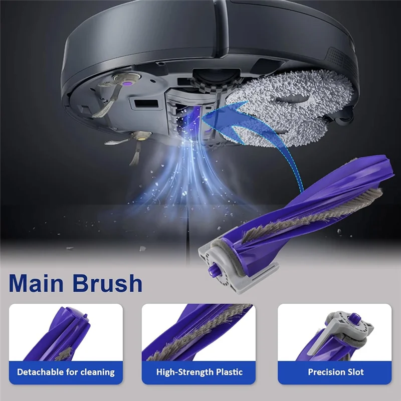 H-W Accessories For NARWAL Freo Z Ultra Robot Vacuum, Replacement Parts Main Brush, Side Brush, Filter, Mop Pads, Dust Bags
H-W Accessories For NARWAL Freo Z Ultra Robot Vacuum, Replacement Parts Main Brush, Side Brush, Filter, Mop Pads, Dust Bags
