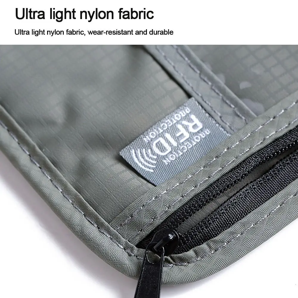 Unisex Nylon RFID Passport ID Bag Waterproof Multi-Functional Document Pouch Wallet Men
Unisex Nylon RFID Passport ID Bag Waterproof Multi-Functional Document Pouch Wallet Men