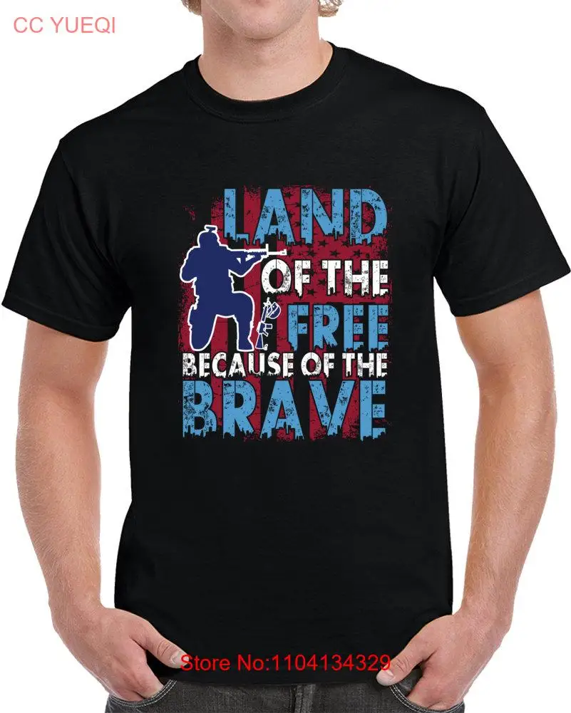 Patriotic Armed Forces American Usa Land Of The Free Because Brave T Shirt long or short sleeves
Patriotic Armed Forces American Usa Land Of The Free Because Brave T Shirt long or short sleeves