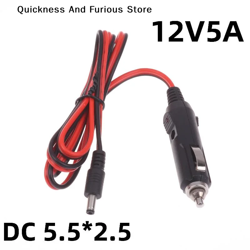 1Pcs Car Charger Power Cable 1.2 Meters DC5525 Universal 12V 5A Male Cigarette Lighter Plug Cable Connection Line With LED Light
1Pcs Car Charger Power Cable 1.2 Meters DC5525 Universal 12V 5A Male Cigarette Lighter Plug Cable Connection Line With LED Light