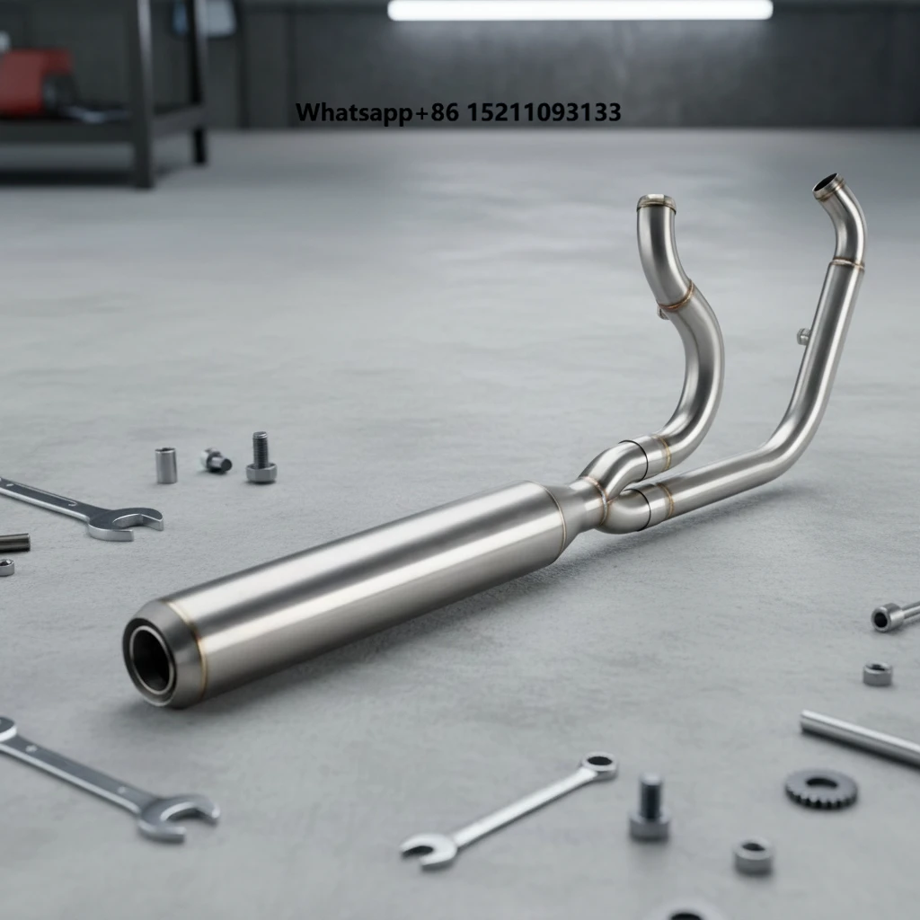 Motorcycle 2 Into 1 Exhaust System Muffler for Harley M8 Softail Low Rider S ST Fat Street Bob Standard Slim Deluxe 2018-2026
Motorcycle 2 Into 1 Exhaust System Muffler for Harley M8 Softail Low Rider S ST Fat Street Bob Standard Slim Deluxe 2018-2026