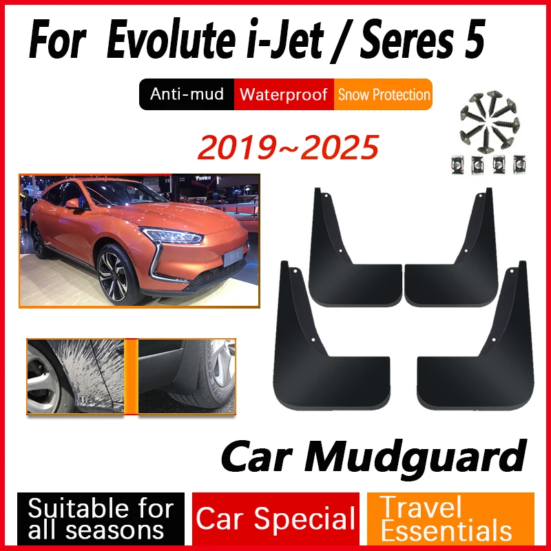 Mud Flaps For Evolute i-Jet DFSK Seres 5 SF5 A5 NWTN One 2019~2025 Fenders Antifreeze Mudguard Splash Mudflaps Cars Accessories
Mud Flaps For Evolute i-Jet DFSK Seres 5 SF5 A5 NWTN One 2019~2025 Fenders Antifreeze Mudguard Splash Mudflaps Cars Accessories