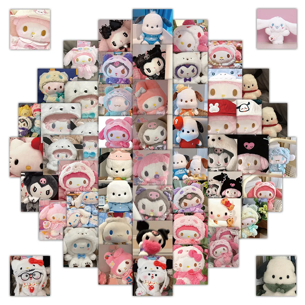 60pcs Cartoon Cute Sanrio Doll Version Realistic Style Graffiti Stickers For Laptop Water Cup Guitar Phone Stickers Kids Gift
60pcs Cartoon Cute Sanrio Doll Version Realistic Style Graffiti Stickers For Laptop Water Cup Guitar Phone Stickers Kids Gift