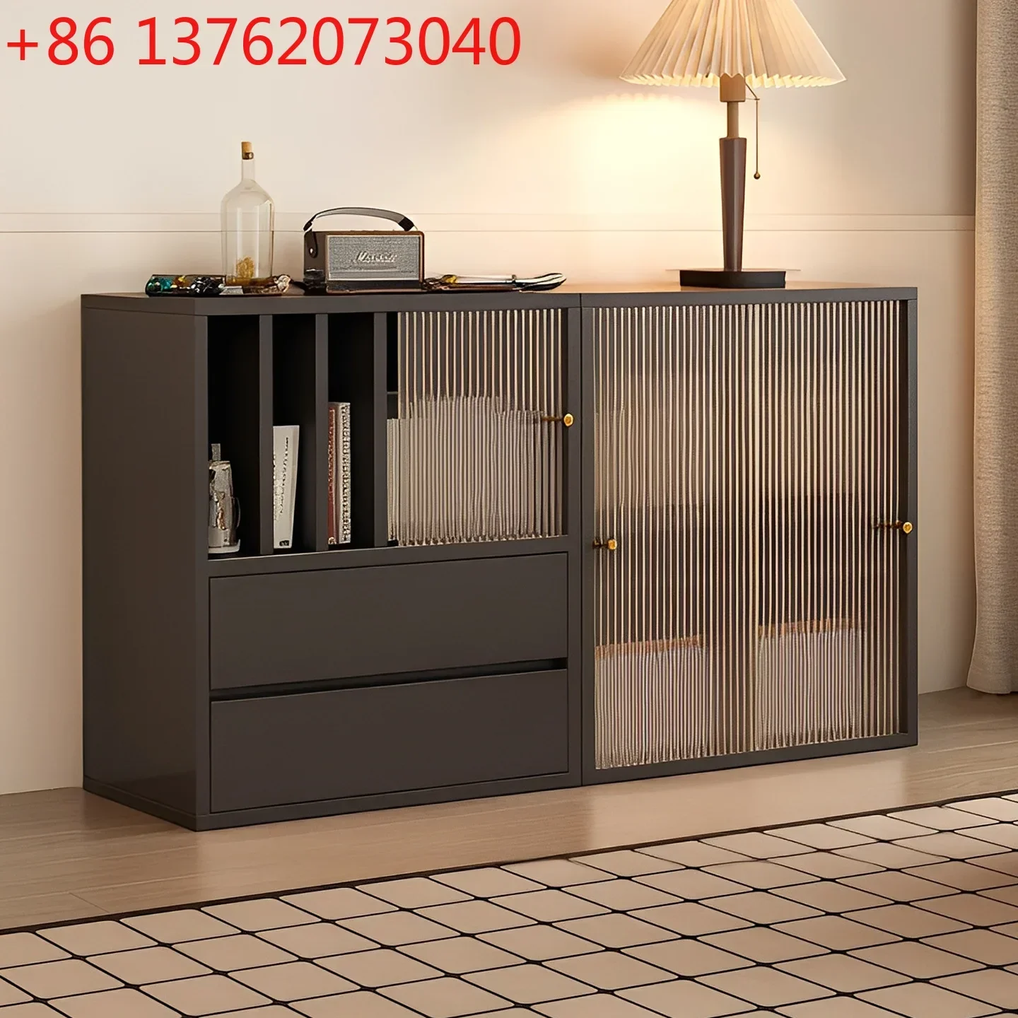 Solid wood core bookcase, floor rack integrated against the wall, living room storage cabinet
Solid wood core bookcase, floor rack integrated against the wall, living room storage cabinet
