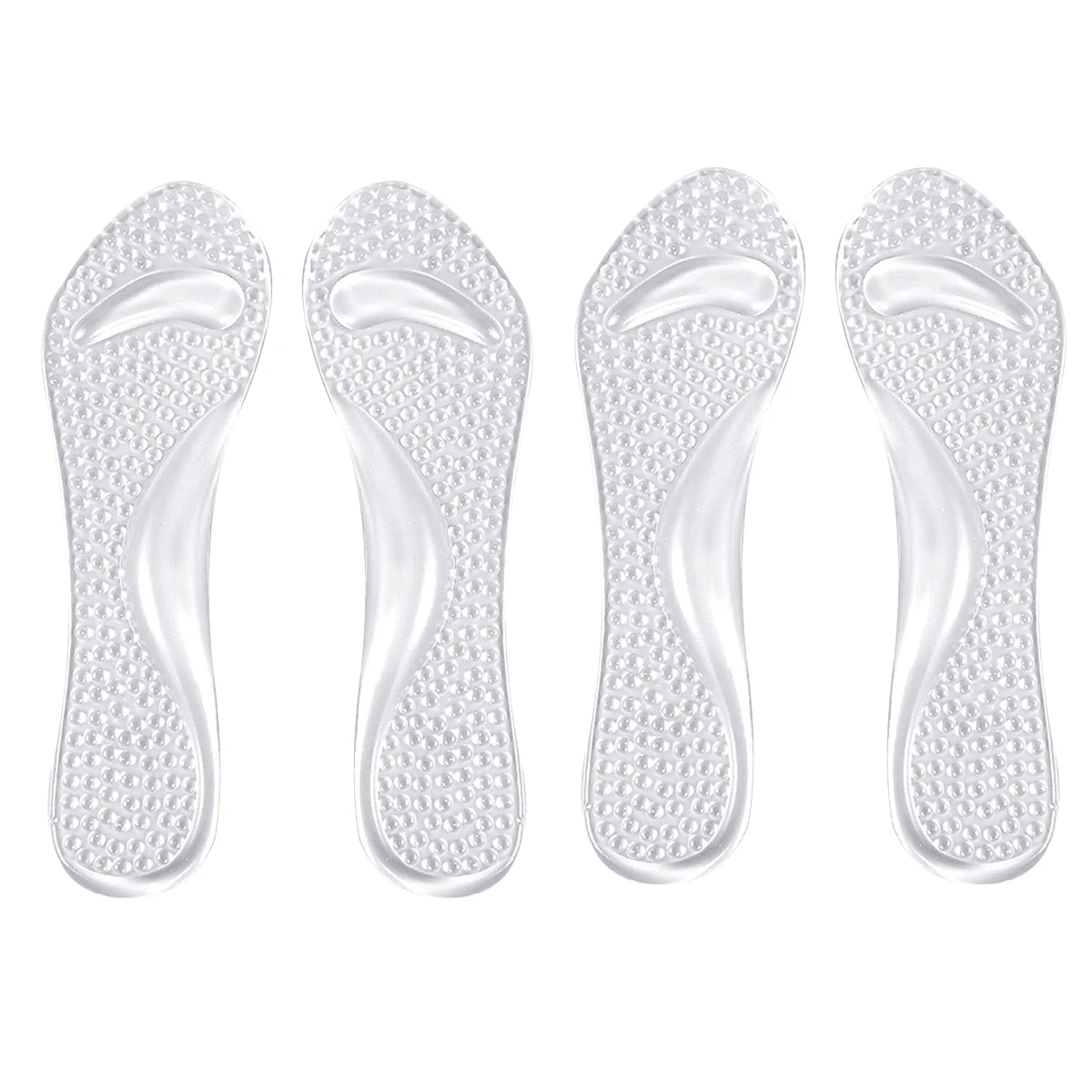 2 Pairs Non-slip Massage Insoles Gel Foot Arch Supports Cushion Pads Women Shoes Inserts Heels Comfort Practical Use Foot Care
2 Pairs Non-slip Massage Insoles Gel Foot Arch Supports Cushion Pads Women Shoes Inserts Heels Comfort Practical Use Foot Care