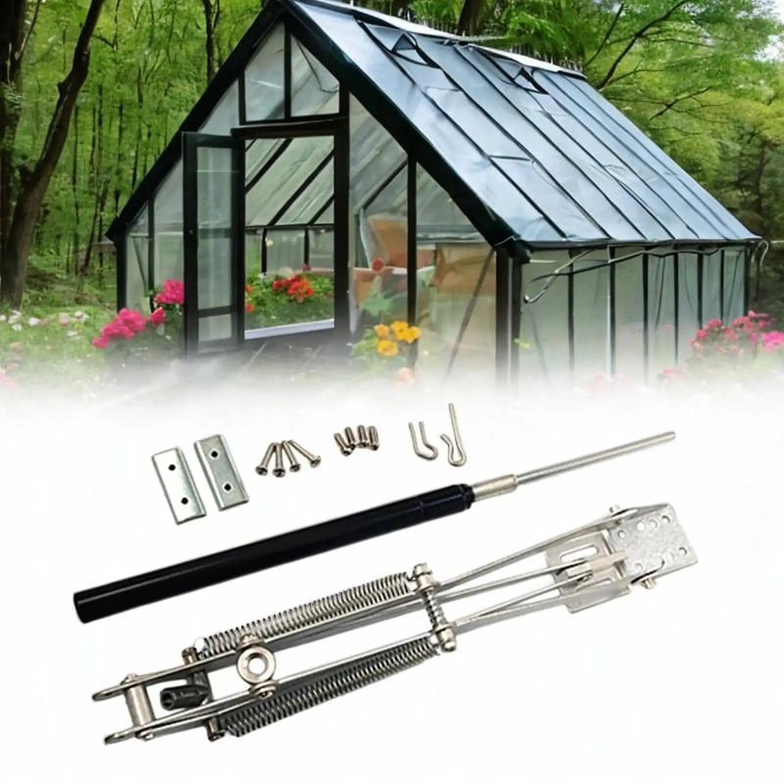 Auto Greenhouse Roof Vent Opening Kit Professional Accessory Sturdy Simple Assembly Repair Parts Gardening Tool Window Opener
Auto Greenhouse Roof Vent Opening Kit Professional Accessory Sturdy Simple Assembly Repair Parts Gardening Tool Window Opener