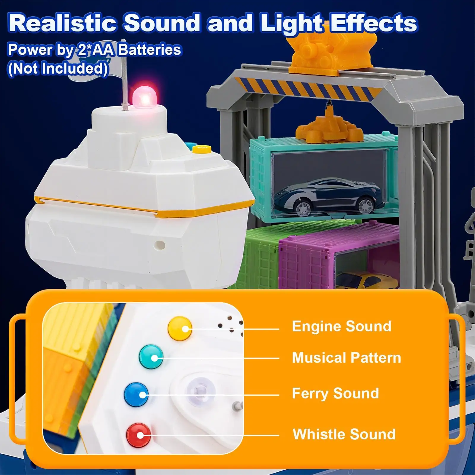 Cargo Ship Toy 6 Containers And Race Car Included Cargo Ship Toy With Gantry Crane For Boys Girls Preschoolers Students
Cargo Ship Toy 6 Containers And Race Car Included Cargo Ship Toy With Gantry Crane For Boys Girls Preschoolers Students