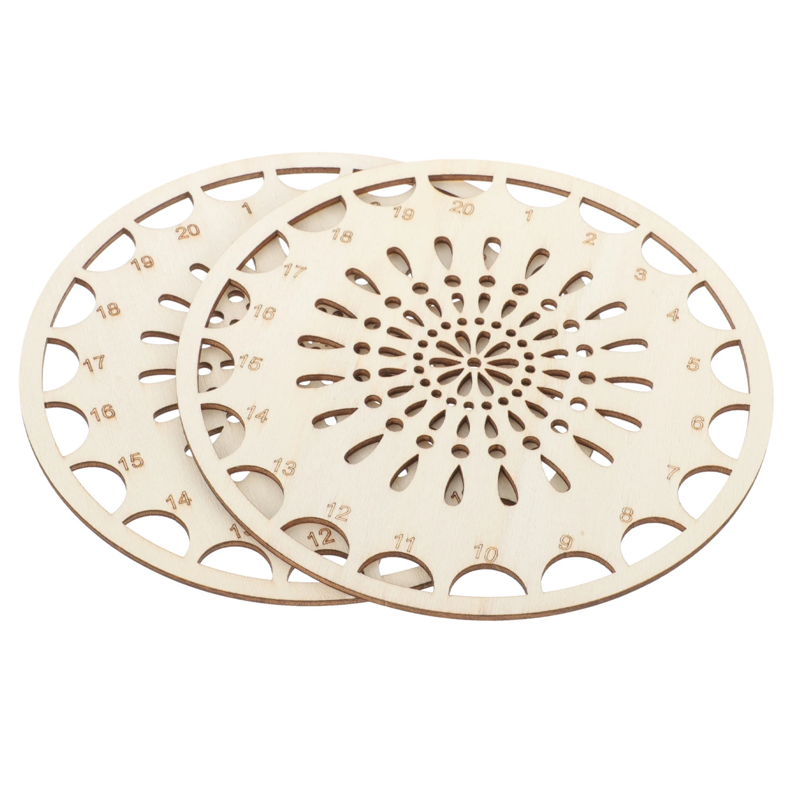 2pcs Wooden Thread Organizer Hollow Cross Stitch Floss Holder Sewing Thread Storage Plate Embroidery Yarn Winder Threading Board
2pcs Wooden Thread Organizer Hollow Cross Stitch Floss Holder Sewing Thread Storage Plate Embroidery Yarn Winder Threading Board