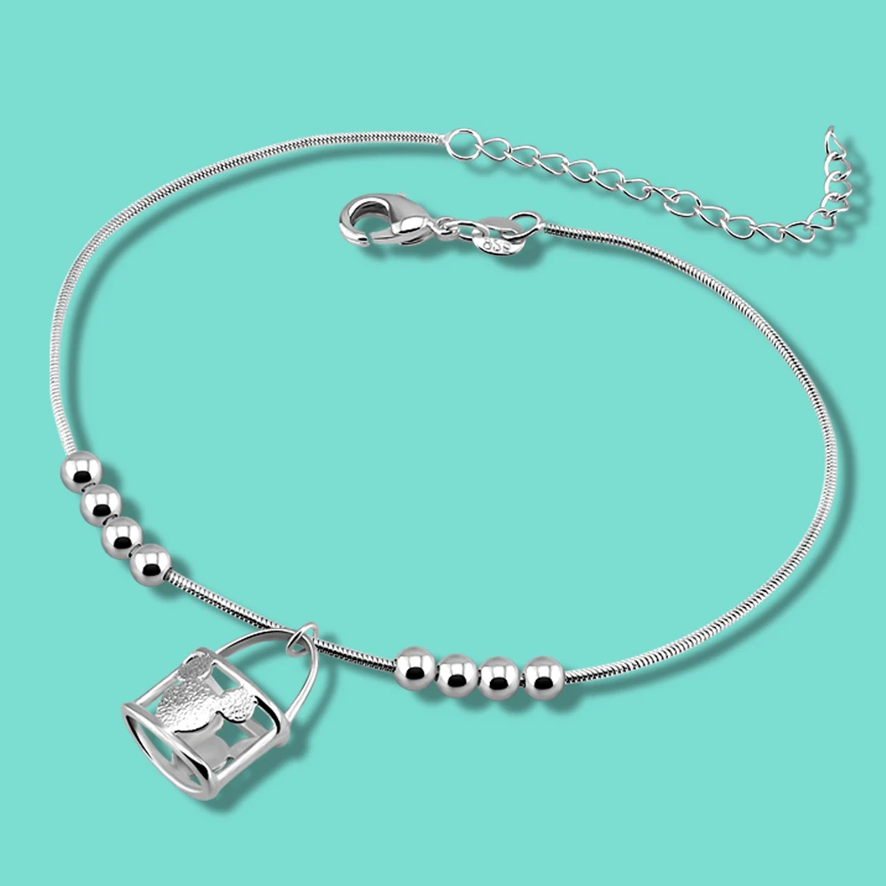 Original 925 Sterling Silver Ankle Lock Pendant Snake Chain 28CM Anklet Bracelet for Woman Beach Sandal Jewelry браслет на ногу
Original 925 Sterling Silver Ankle Lock Pendant Snake Chain 28CM Anklet Bracelet for Woman Beach Sandal Jewelry браслет на ногу