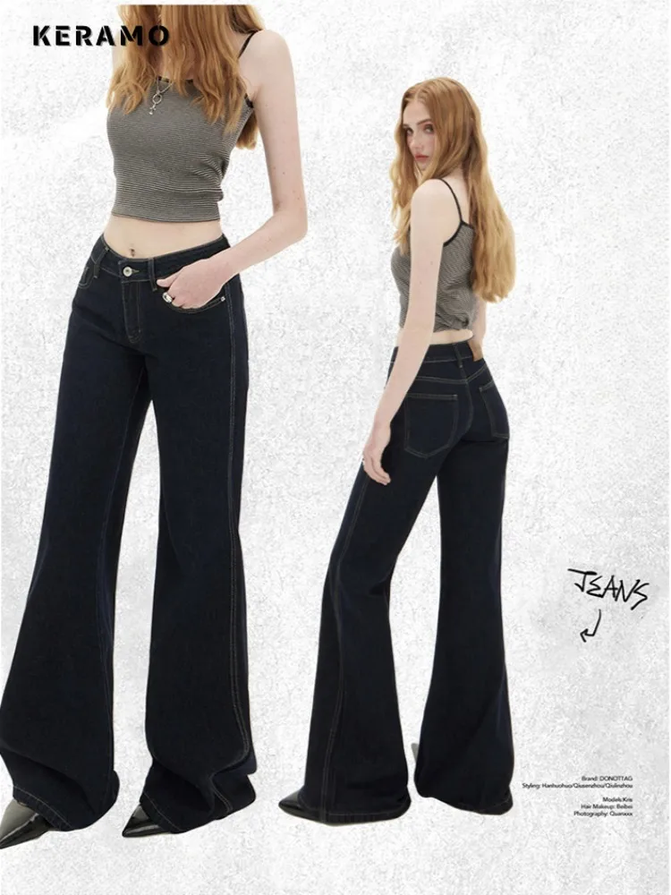 Women's Casual Baggy 2000s Emo Denim Trouser Harajuku Loose Retro Full Length Jeans Hotsweet Solid High Waist Y2K Black Pants
Women's Casual Baggy 2000s Emo Denim Trouser Harajuku Loose Retro Full Length Jeans Hotsweet Solid High Waist Y2K Black Pants