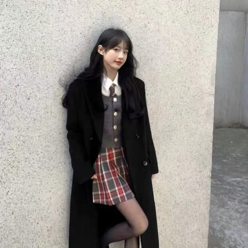 Woolen Coat for Women 2026 Winter New Style Hepburn Style Simple Short Fashionable Medium to Long Style Children's Coat Jacket
Woolen Coat for Women 2026 Winter New Style Hepburn Style Simple Short Fashionable Medium to Long Style Children's Coat Jacket