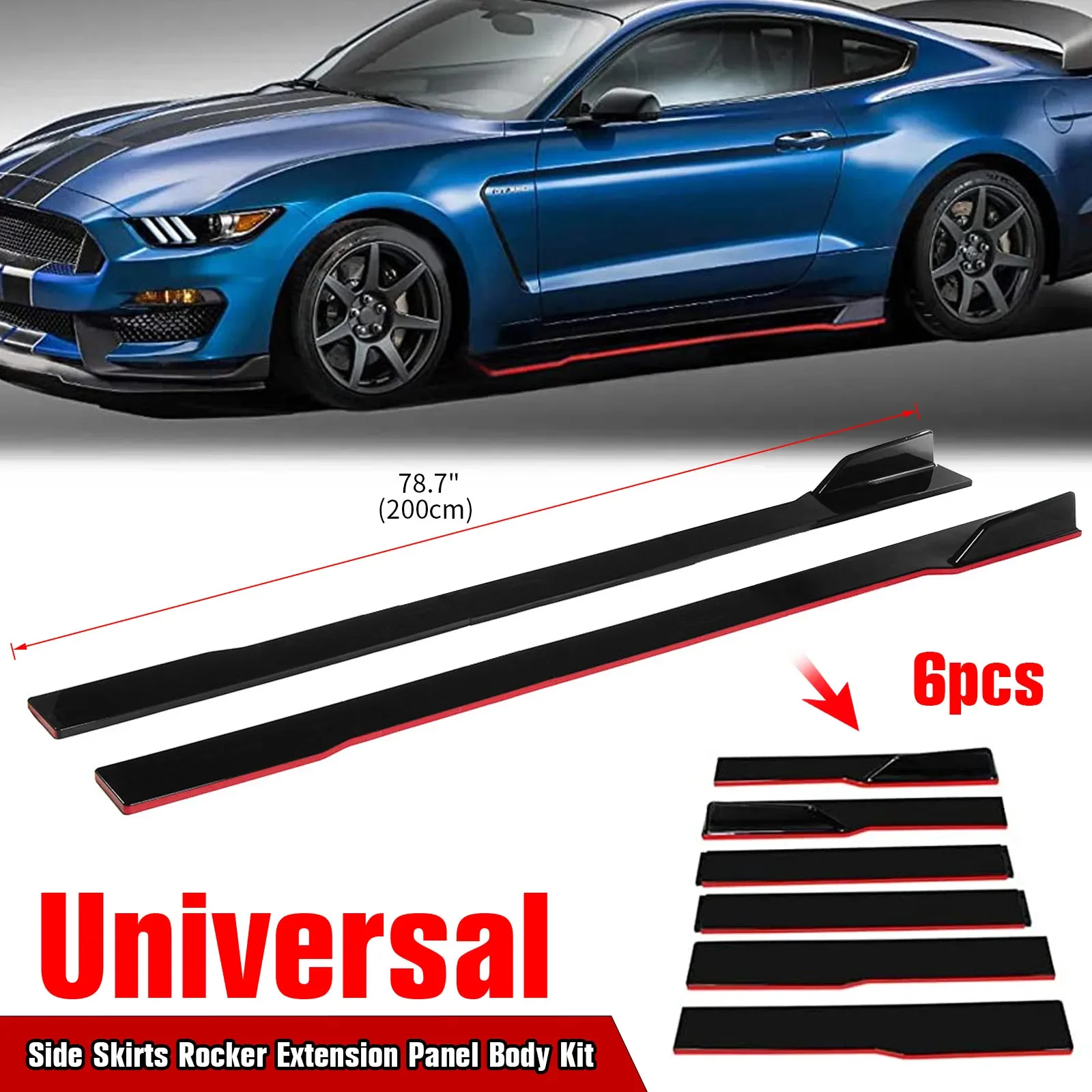 Complete Aero Kit - Front Bumper Splitter + 2M Side Skirts + 20CM Support Rods (Universal Fit for Honda)
Complete Aero Kit - Front Bumper Splitter + 2M Side Skirts + 20CM Support Rods (Universal Fit for Honda)