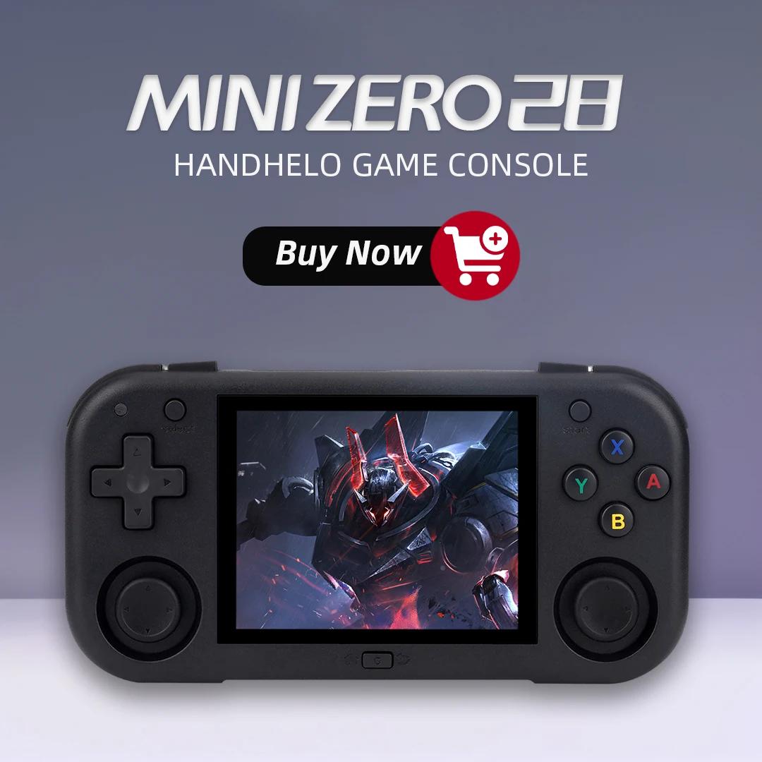 AMPOWN Mini Zero 28 Retro Video Handheld Game Players Consoles 2.8 Inch IPS OCA Viewing Angle Portable Game Android System Gift
AMPOWN Mini Zero 28 Retro Video Handheld Game Players Consoles 2.8 Inch IPS OCA Viewing Angle Portable Game Android System Gift