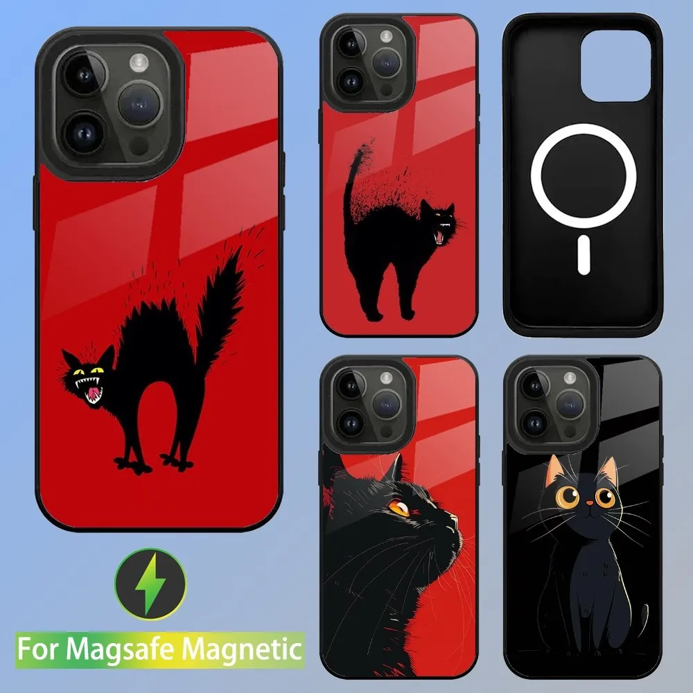 Black cat pattern Phone Case For iPhone 15,14,13,12,11,Plus,Pro,Max Mini Magsafe Magnetic Wireless Charging
Black cat pattern Phone Case For iPhone 15,14,13,12,11,Plus,Pro,Max Mini Magsafe Magnetic Wireless Charging