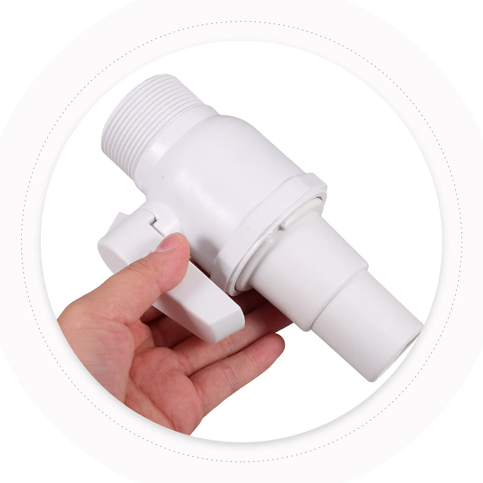 Ball 5 Inch PVC Pump Shut Off Valve Bidirectional Pool Filter Skimmers Plumbing Replacement Parts Pool Shut Off Valve
Ball 5 Inch PVC Pump Shut Off Valve Bidirectional Pool Filter Skimmers Plumbing Replacement Parts Pool Shut Off Valve