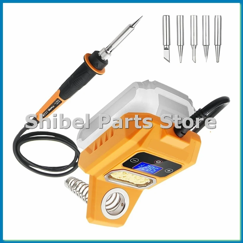 Cordless Soldering Station for 20V Max Battery - Electric Digital LCD Display Soldering Iron Station-A25R
Cordless Soldering Station for 20V Max Battery - Electric Digital LCD Display Soldering Iron Station-A25R