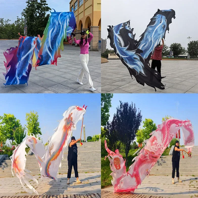 (With Include Dragon Head)6/8Meter Phoenix Dance Dragon Tail Ribbon Accessories Washable Fitness Prop Festival Supplies
(With Include Dragon Head)6/8Meter Phoenix Dance Dragon Tail Ribbon Accessories Washable Fitness Prop Festival Supplies