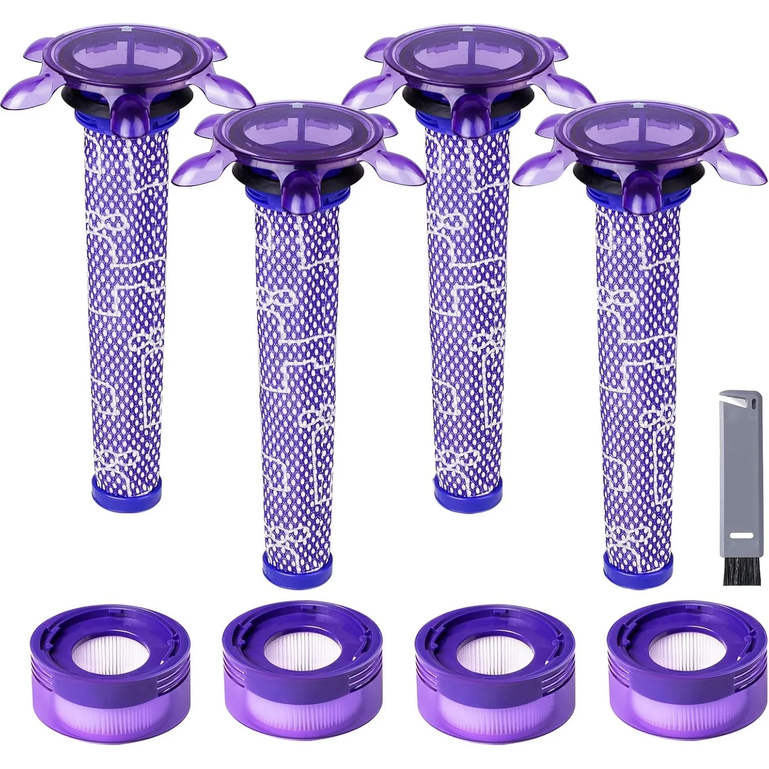 Vacuum Cleaner Filter Replacement Kit Compatible with Dyson V7 V8 Animal SV10 V8 Slim Absolute 8P Replaces 965661-01 967478-01
Vacuum Cleaner Filter Replacement Kit Compatible with Dyson V7 V8 Animal SV10 V8 Slim Absolute 8P Replaces 965661-01 967478-01