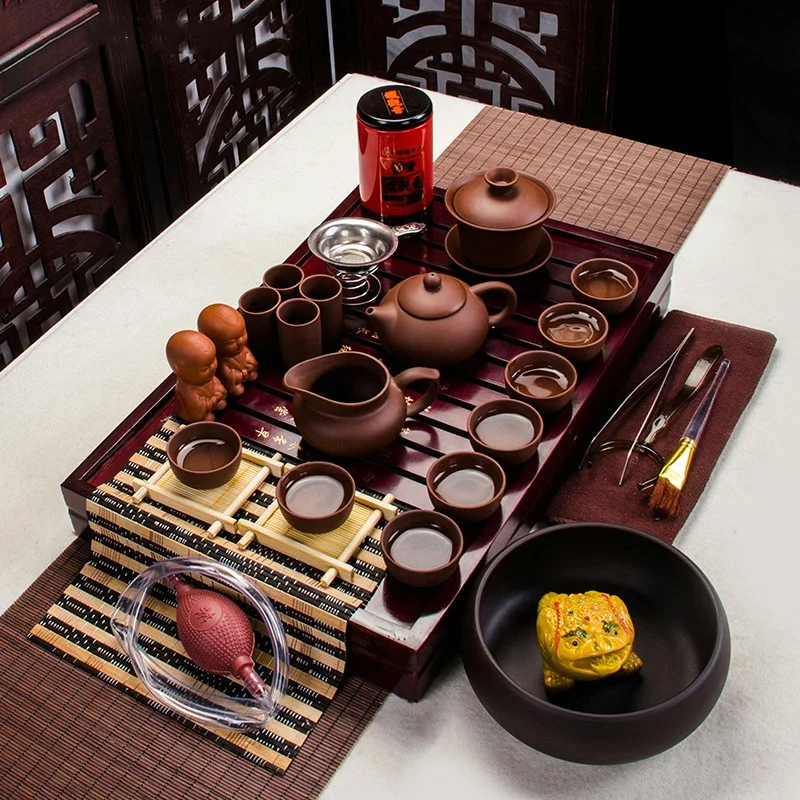 Kung Fu Tea Set Gift Ceremony Tray Chinese Traditional Puer Teapot Afternoon Tea Cup Set Kitchen Kit Complete Teaware Coffeeware
Kung Fu Tea Set Gift Ceremony Tray Chinese Traditional Puer Teapot Afternoon Tea Cup Set Kitchen Kit Complete Teaware Coffeeware