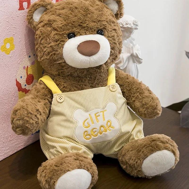 Cute Teddy Bear Plush Toy with Removable Overalls Soft Fluffy Gift Bear Stuffed Animal for Kids Adults Decoration Birthday Gift
Cute Teddy Bear Plush Toy with Removable Overalls Soft Fluffy Gift Bear Stuffed Animal for Kids Adults Decoration Birthday Gift