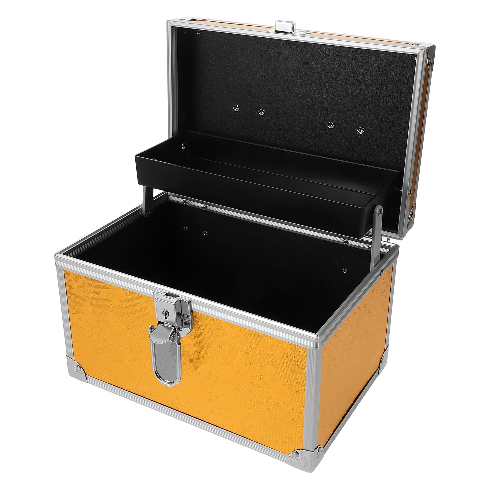 Portable Tool Box Professional Makeup Case Organizer Aluminum Alloy Toolbox Weather Resistant Design
Portable Tool Box Professional Makeup Case Organizer Aluminum Alloy Toolbox Weather Resistant Design