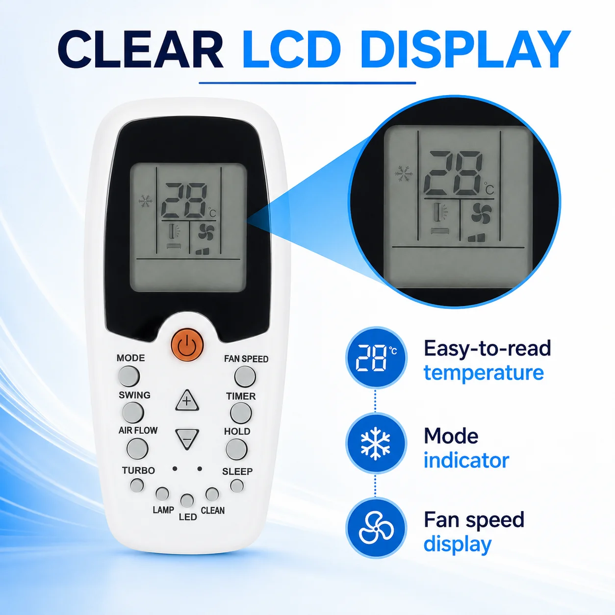 New Remote Control for CHIGO TORNADO ZH/EZ-01 Air Conditioner Remote Control AC A/C Zh/KZ-01 Zh/HZ-01
New Remote Control for CHIGO TORNADO ZH/EZ-01 Air Conditioner Remote Control AC A/C Zh/KZ-01 Zh/HZ-01