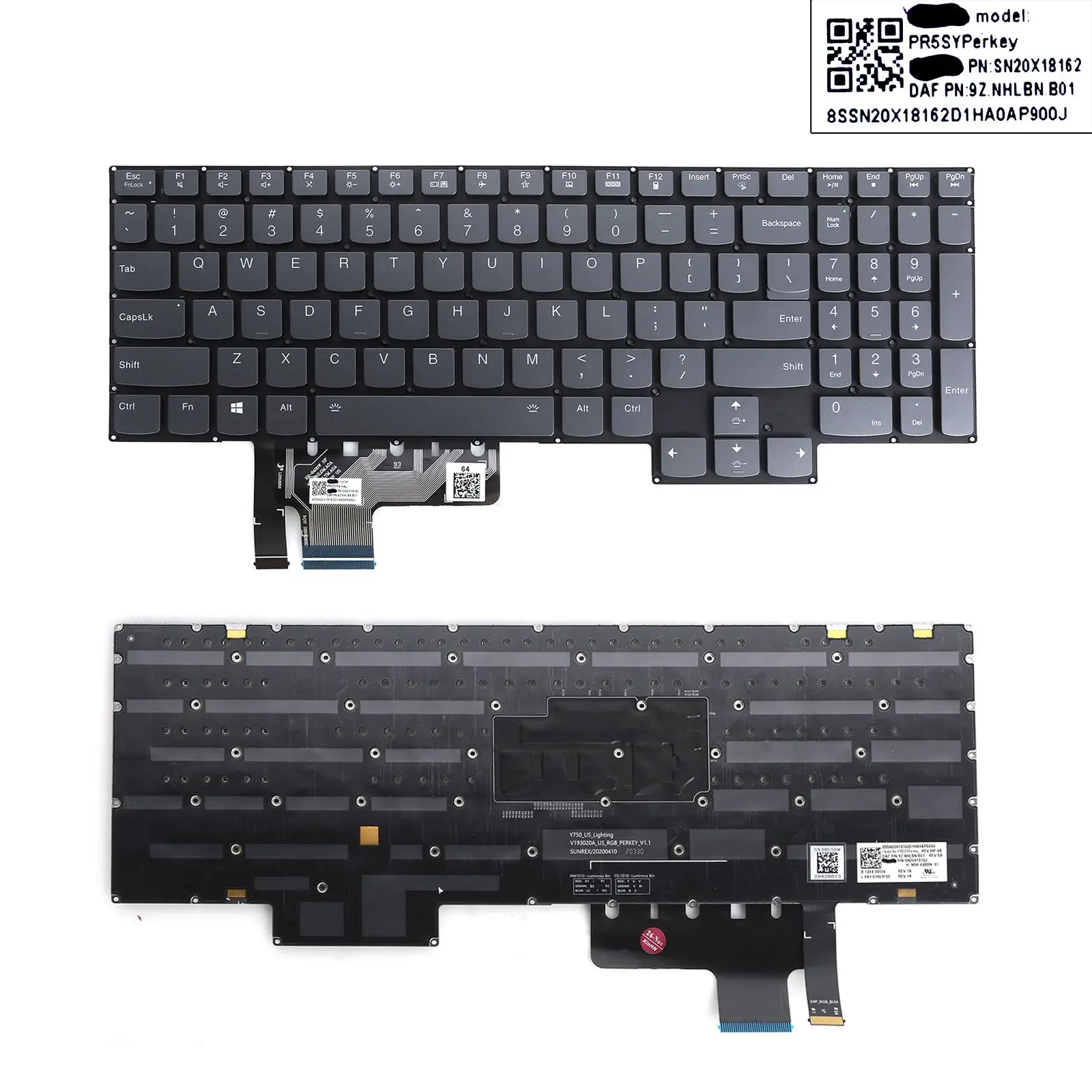 Клавиатура ноутбука США для Lenovo Y9000X 2021, Y750-15 S7-16ARHA7, серая с цветной подсветкой
Клавиатура ноутбука США для Lenovo Y9000X 2021, Y750-15 S7-16ARHA7, серая с цветной подсветкой