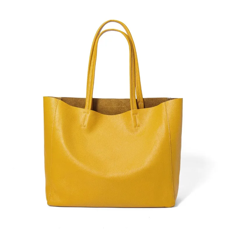 Genuine Leather Bag for Women Cow Leather Simple Large Capacity Commuting Tote Bag Shoulder Handbag Ginger Yellow Black
Genuine Leather Bag for Women Cow Leather Simple Large Capacity Commuting Tote Bag Shoulder Handbag Ginger Yellow Black