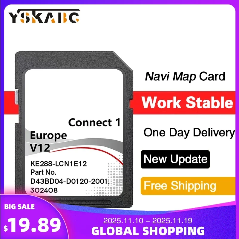New Connect 1 V12 Maps Sat Nav SD Card 2022 for Nissan Cabstar NV200 X-Trail Fits X-Trail Qashqai NV200 Note Micra Juke Cube
New Connect 1 V12 Maps Sat Nav SD Card 2022 for Nissan Cabstar NV200 X-Trail Fits X-Trail Qashqai NV200 Note Micra Juke Cube
