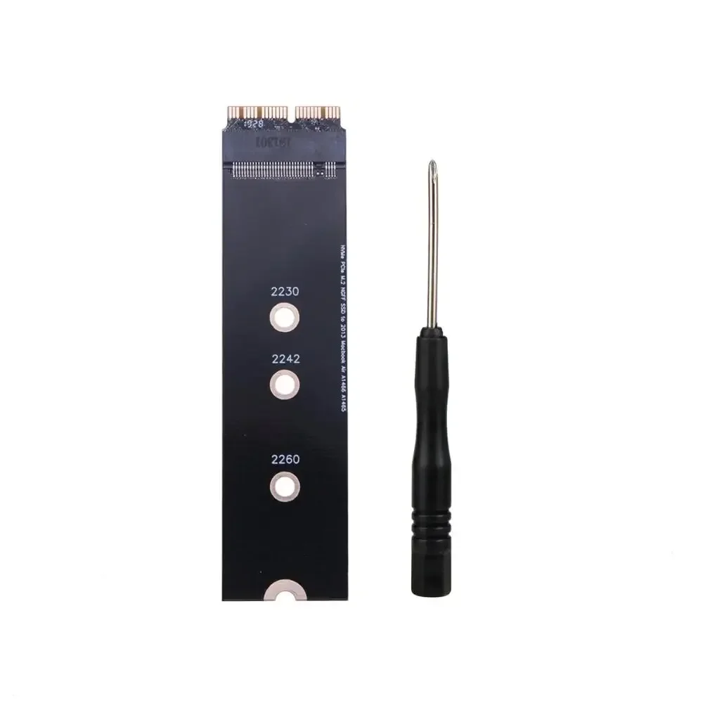 NVMe PCIe M.2 to 2013 2014 2015 Air Pro SSD Adapter Supports 2280 12+16pin to nvme enclosure
NVMe PCIe M.2 to 2013 2014 2015 Air Pro SSD Adapter Supports 2280 12+16pin to nvme enclosure