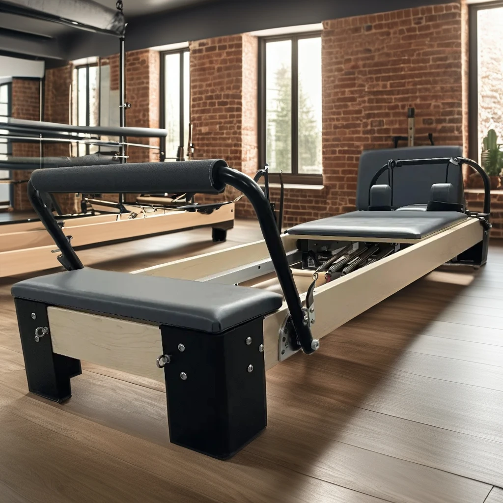 Eco Friendly Fitness Equipment Professional Commercial Wooden Sitting Box Core Bed Machine Pilates Reformer
Eco Friendly Fitness Equipment Professional Commercial Wooden Sitting Box Core Bed Machine Pilates Reformer