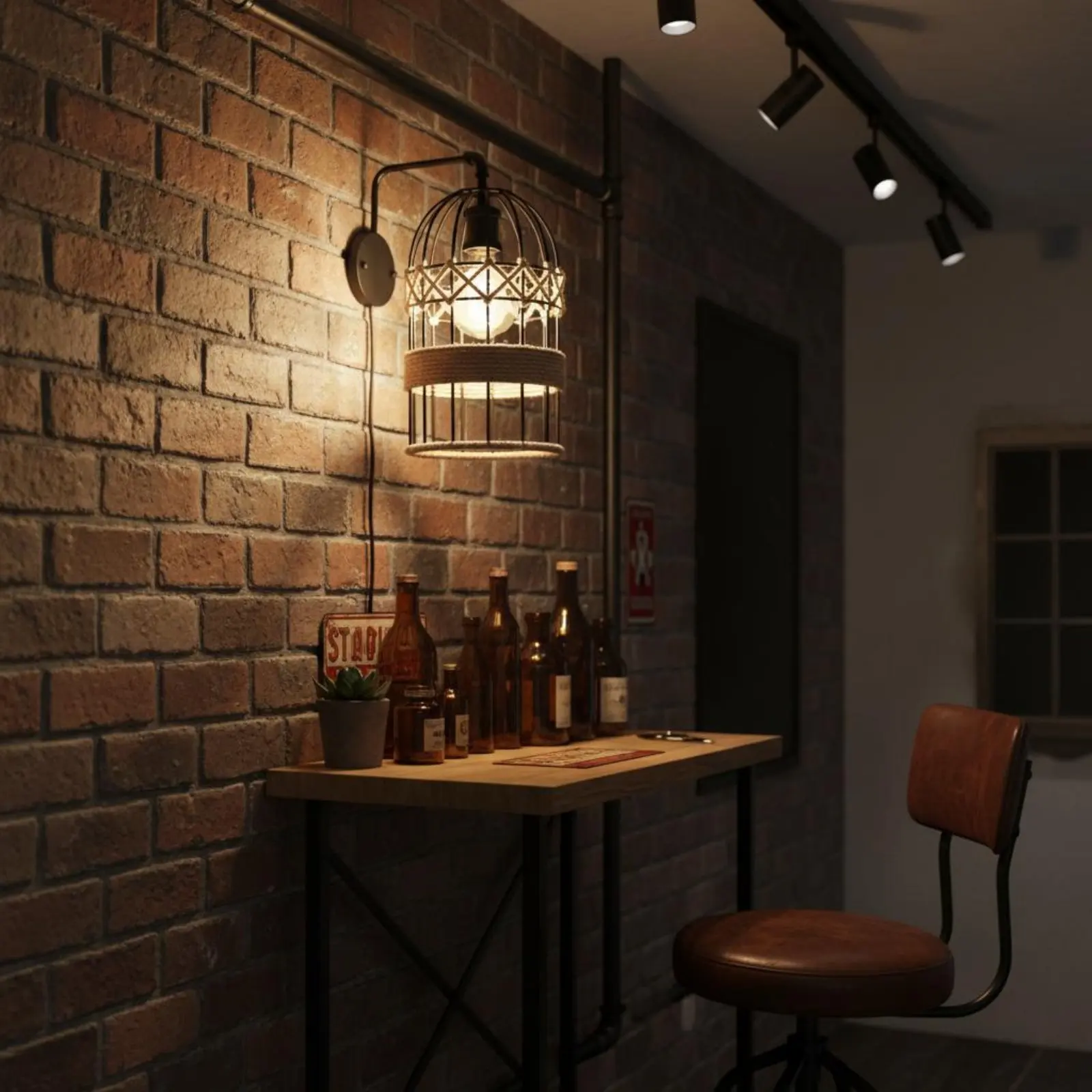 Rustic Birdcage Lampshade Rustic Elegance Hemp Rope Lamp Cage Pendant Light Guard Indoor Lighting for Restaurant, Dining Room
Rustic Birdcage Lampshade Rustic Elegance Hemp Rope Lamp Cage Pendant Light Guard Indoor Lighting for Restaurant, Dining Room
