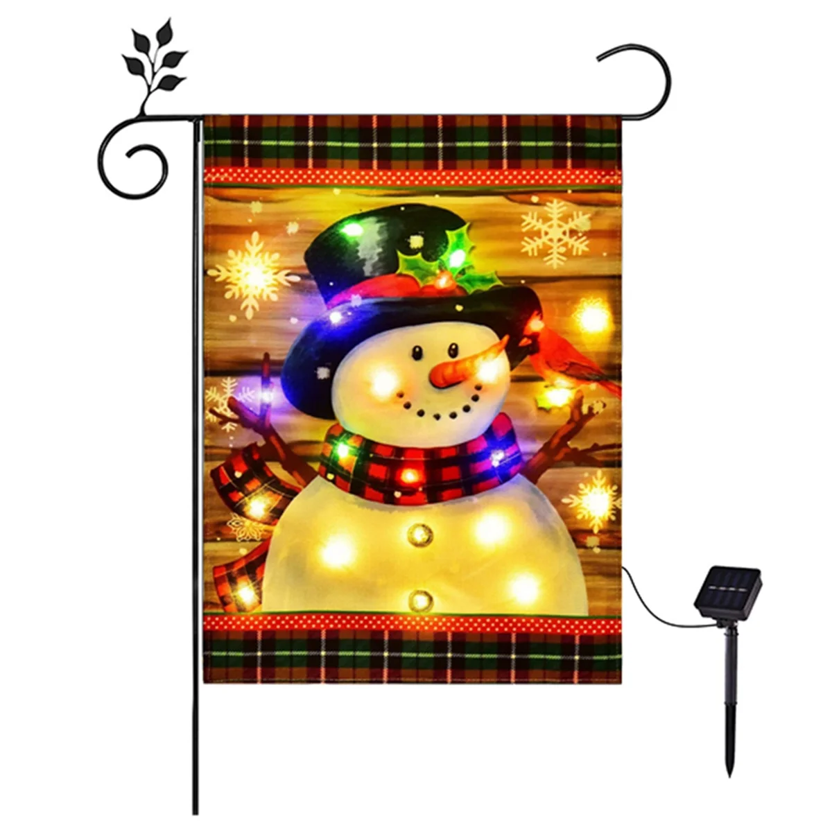 A06T-Lighted Winter Garden Flag for Outside, Led Garden Flag, Winter Garden Flags 12X18In Double Sided for Yard Garden
A06T-Lighted Winter Garden Flag for Outside, Led Garden Flag, Winter Garden Flags 12X18In Double Sided for Yard Garden