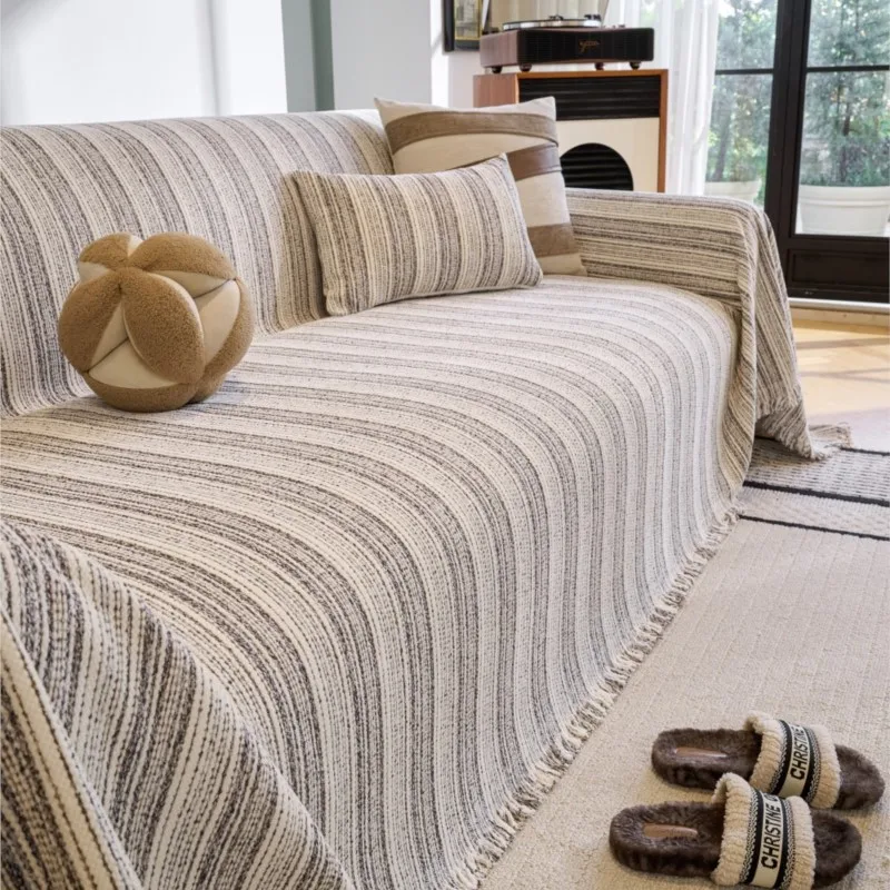 2025 All-season Camping Picnic Blanket Striped Sofa Cover Sofa Covers Chenille Sofa Mat Throw Blankets cojines decorativos sofá
2025 All-season Camping Picnic Blanket Striped Sofa Cover Sofa Covers Chenille Sofa Mat Throw Blankets cojines decorativos sofá
