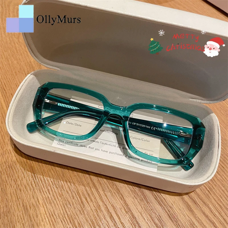 OLLYMURS Hot Fashion Women's Glasses Thick Square Anti-Blue Ray Glasses Myopia Hyperopia Reading Sunglasses Prescription Custom
OLLYMURS Hot Fashion Women's Glasses Thick Square Anti-Blue Ray Glasses Myopia Hyperopia Reading Sunglasses Prescription Custom