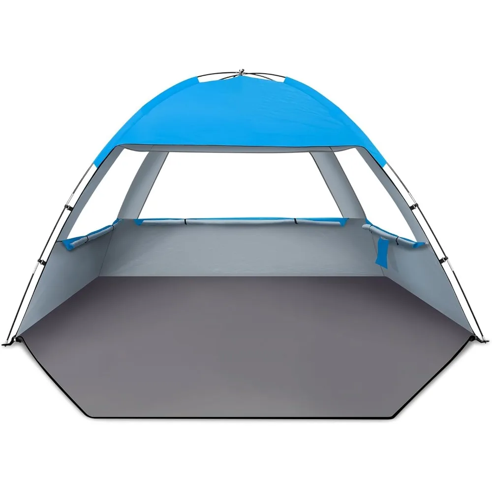 Large Family Beach Tent UPF50 Quick Setup Lightweight Portable Sun Shelter
Large Family Beach Tent UPF50 Quick Setup Lightweight Portable Sun Shelter