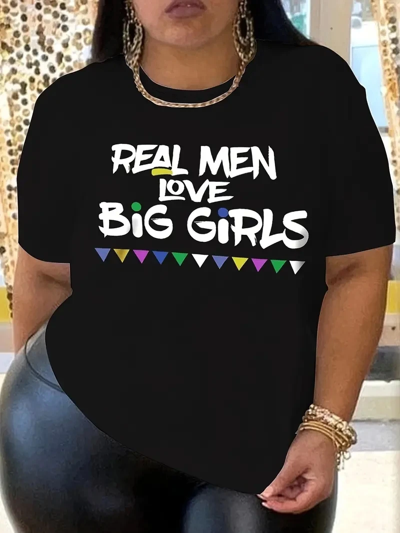 Футболка больших размеров с коротким рукавом и круглым вырезом с принтом алфавитов, можно стирать в машине, повседневная летняя одежда для женщин
Футболка больших размеров с коротким рукавом и круглым вырезом с принтом алфавитов, можно стирать в машине, повседневная летняя одежда для женщин