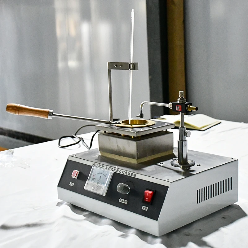 Cleveland Flash Point Tester for Asphalt 220V Lab Application Continuity Duty Cycle Heat Feature with 1-Year Warranty
Cleveland Flash Point Tester for Asphalt 220V Lab Application Continuity Duty Cycle Heat Feature with 1-Year Warranty