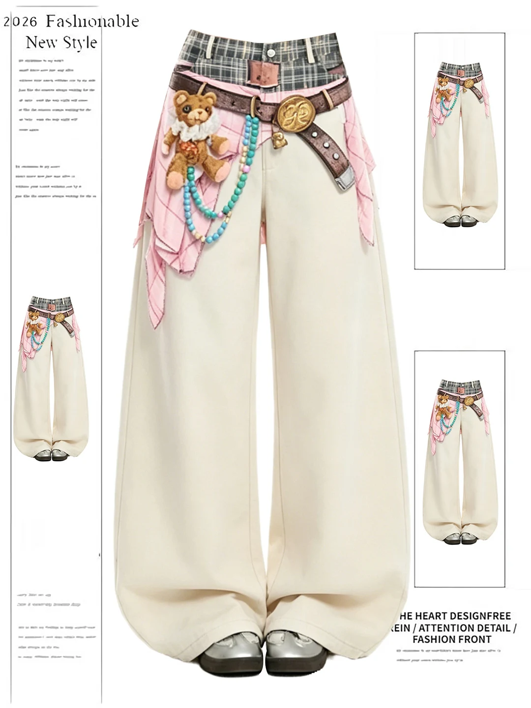Retro American Design Wide Leg Jeans Casual Loose Straight Cut Summer New Style Women's Long Trousers High Waist Denim Fabric
Retro American Design Wide Leg Jeans Casual Loose Straight Cut Summer New Style Women's Long Trousers High Waist Denim Fabric