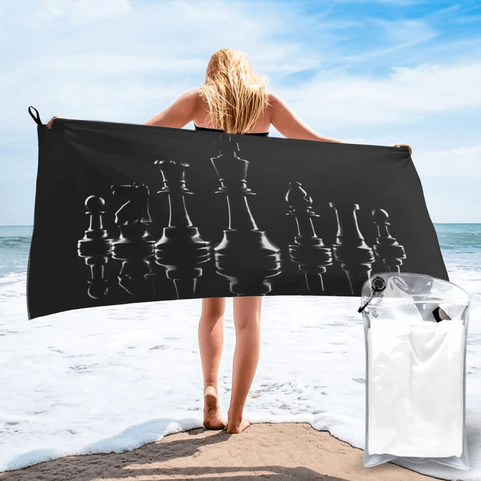Black King Chess The-chessboard Beach Towel Soft Microfiber Quick Dry Absorbent Quick Towels For Mountain Climbing
Black King Chess The-chessboard Beach Towel Soft Microfiber Quick Dry Absorbent Quick Towels For Mountain Climbing