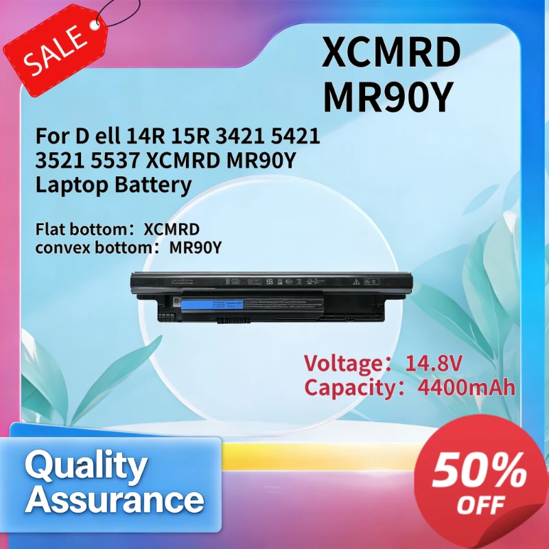 High quality4400mAh 14.8V Compatible with D ell 14R 15R 3421 5421 3521 5537 XCMRD MR90Y Laptop Battery
High quality4400mAh 14.8V Compatible with D ell 14R 15R 3421 5421 3521 5537 XCMRD MR90Y Laptop Battery