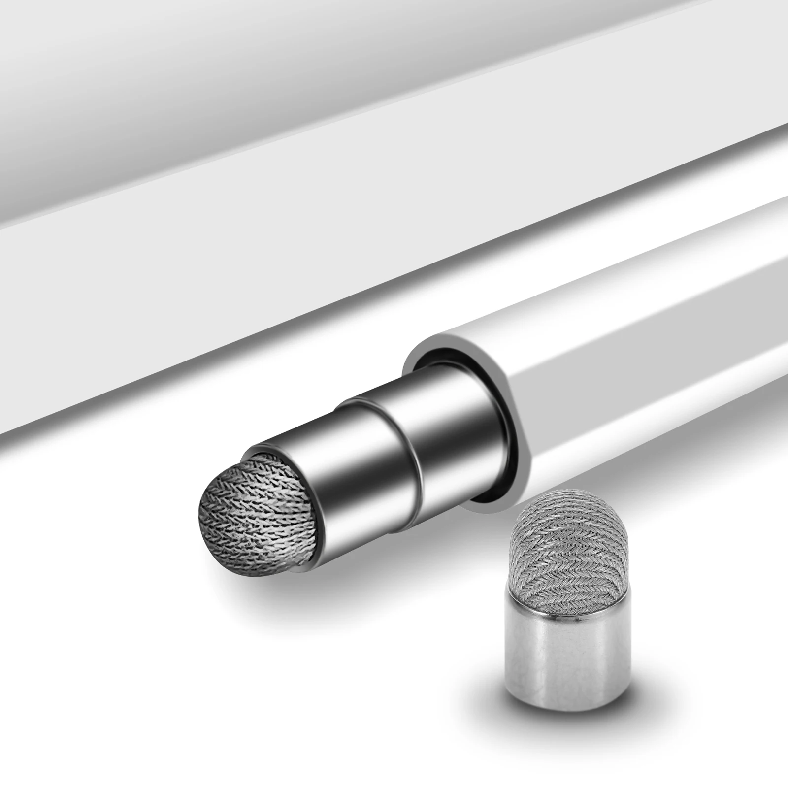 5 Pcs Capacitor Tip Touch Screen Pen Refill Replacement Stylus Tips for Tablet Capacitive Mesh Universal Aluminum
5 Pcs Capacitor Tip Touch Screen Pen Refill Replacement Stylus Tips for Tablet Capacitive Mesh Universal Aluminum