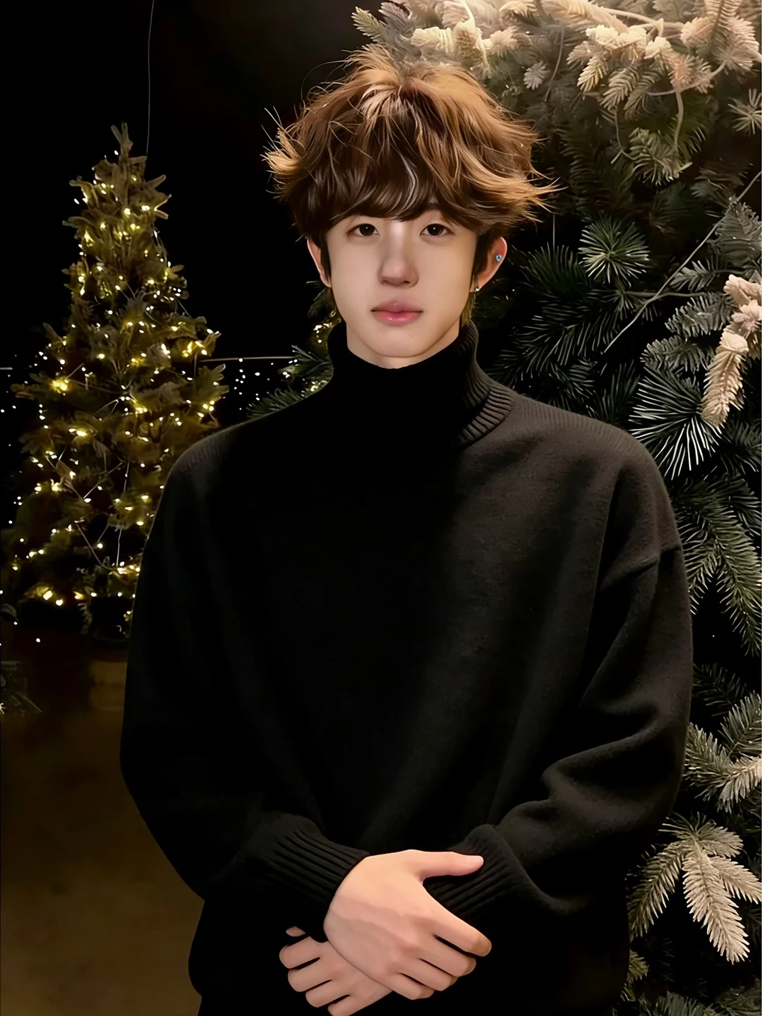 Teen Boy's High Collar Fce Lined Knitted Sweater Soft Cozy Men's Inner Wear Slim Fit Winter Top CleanFit Sle Long Sve
Teen Boy's High Collar Fce Lined Knitted Sweater Soft Cozy Men's Inner Wear Slim Fit Winter Top CleanFit Sle Long Sve